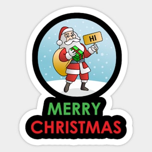 Merry Christmas Sticker